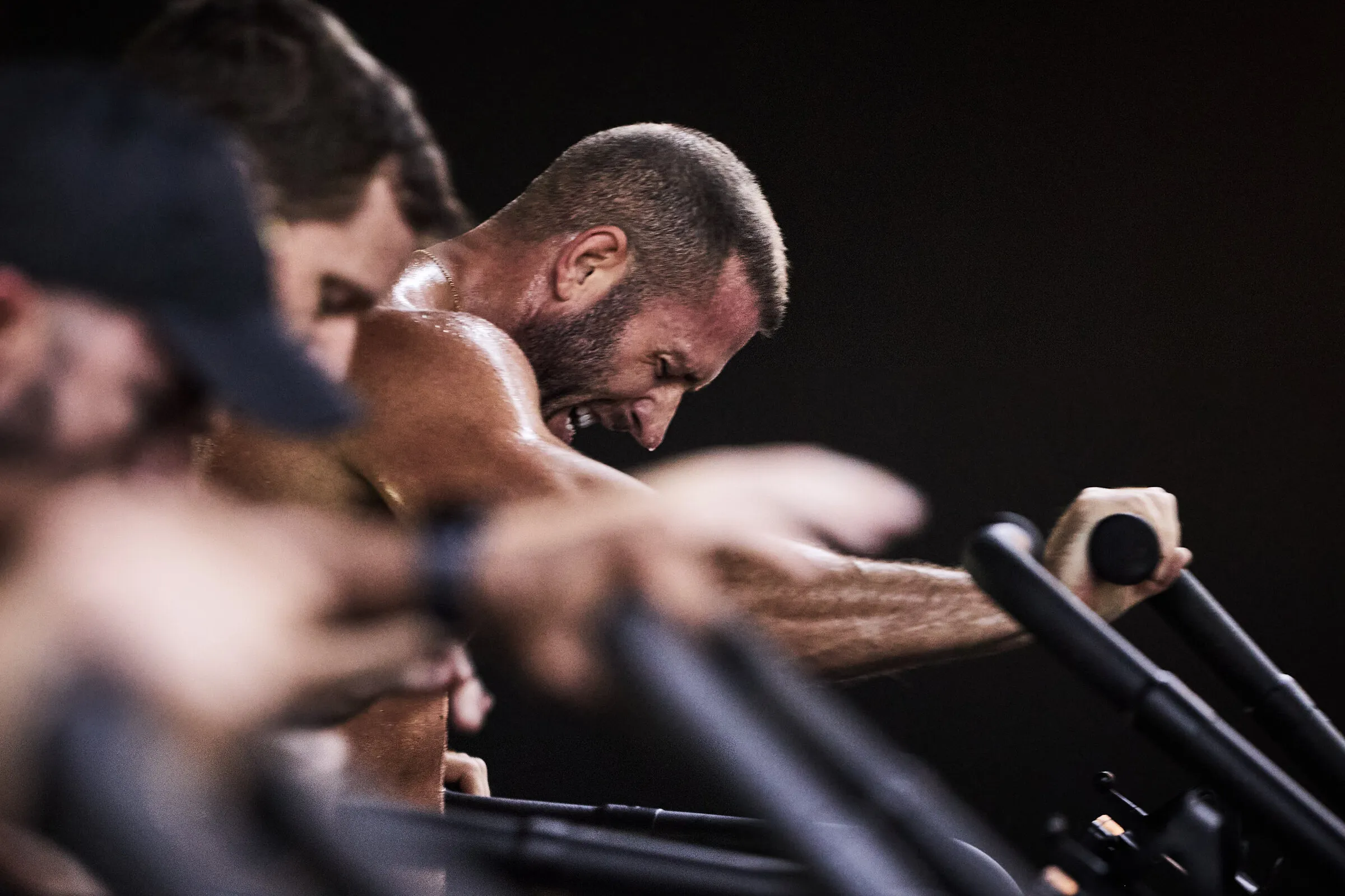 Athlete training inside Chalk Training Ground, Palm Jumeirah Dubai